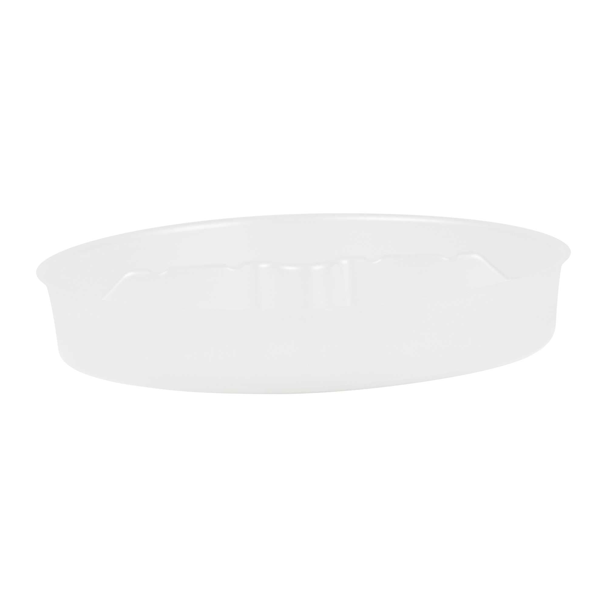 Bio Tek 15 oz White Plastic 2-Compartment Insert Tray - Fits 17-45 oz Containers - 200 count box