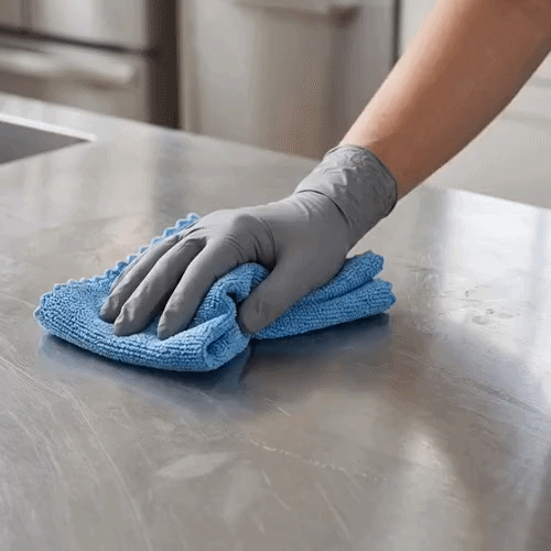 Clean Tek Professional Blue Microfiber Rags In A Box - 11 3/4" x 11 3/4" - 250 count box