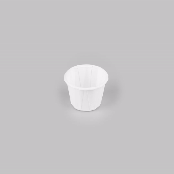 Sustain 0.75 oz White Paper Portion Cup - Compostable - 2000 count box