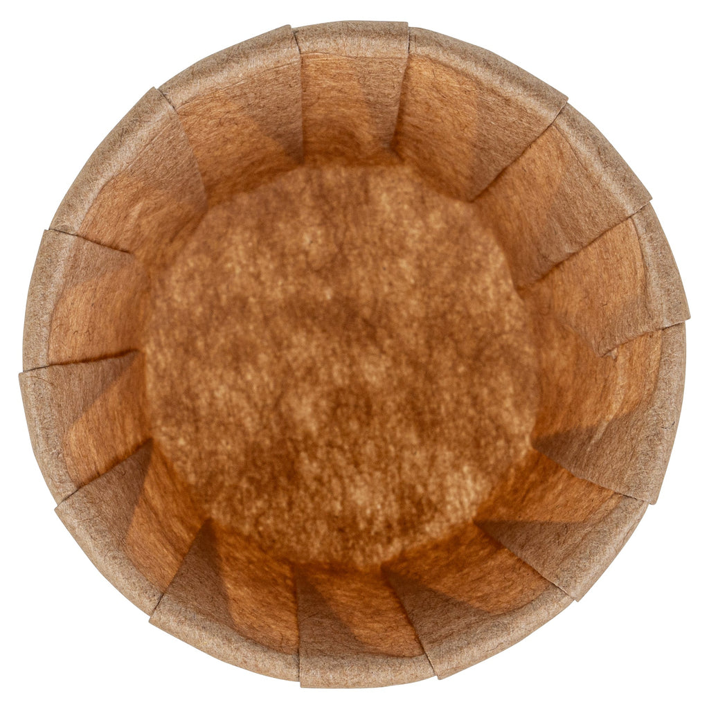 Sustain 1.25 oz Kraft Paper Portion Cup - Compostable - 100 count box