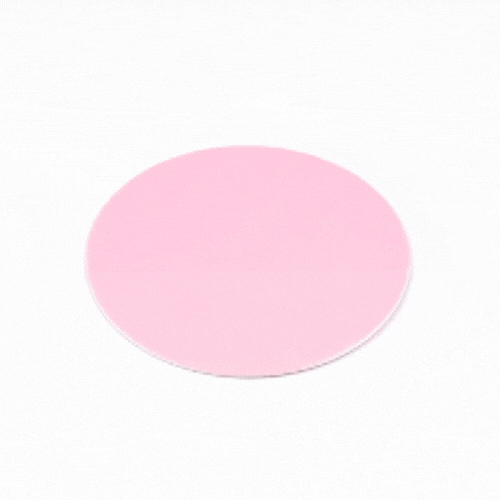 Bar Lux Round Pink Paper Coaster - 3 1/2" - 1000 count box
