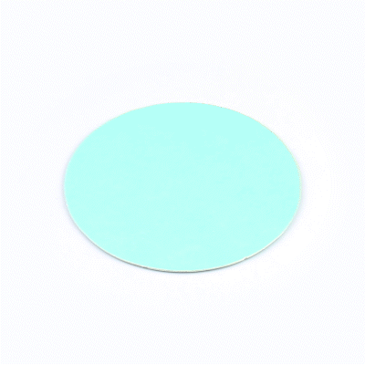 Bar Lux Round Turquoise Paper Coaster - 3 1/2" - 100 count box