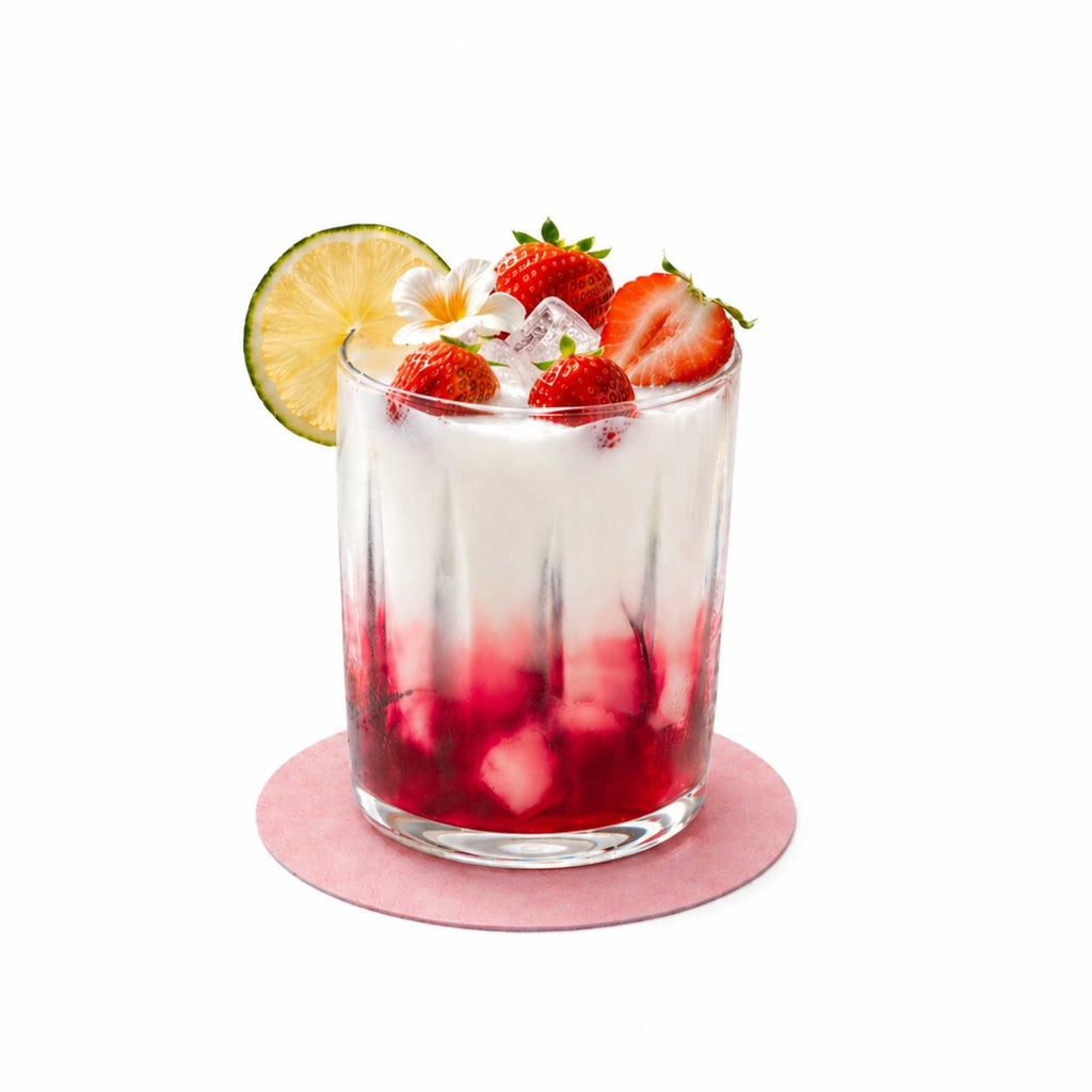 Bar Lux Round Pink Paper Coaster - 4" - 1000 count box