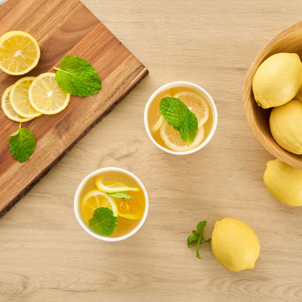 Chef 101 24 oz Tall Poly Paper Lemonade Cup - 500 count box