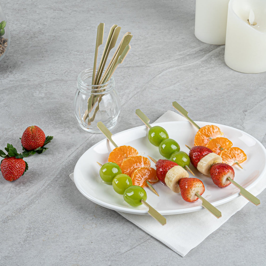 Pixy Natural Bamboo Paddle Skewer - 6" - 1000 count box