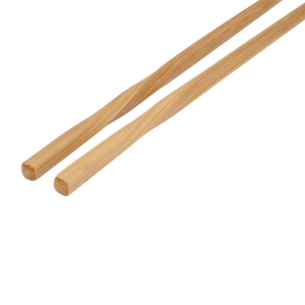 Bambuddha Natural Bamboo Twisted Chopsticks - 9" - 100 count box