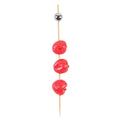 Pixy Silver Bamboo Sphere Skewer - 6" - 1000 count box