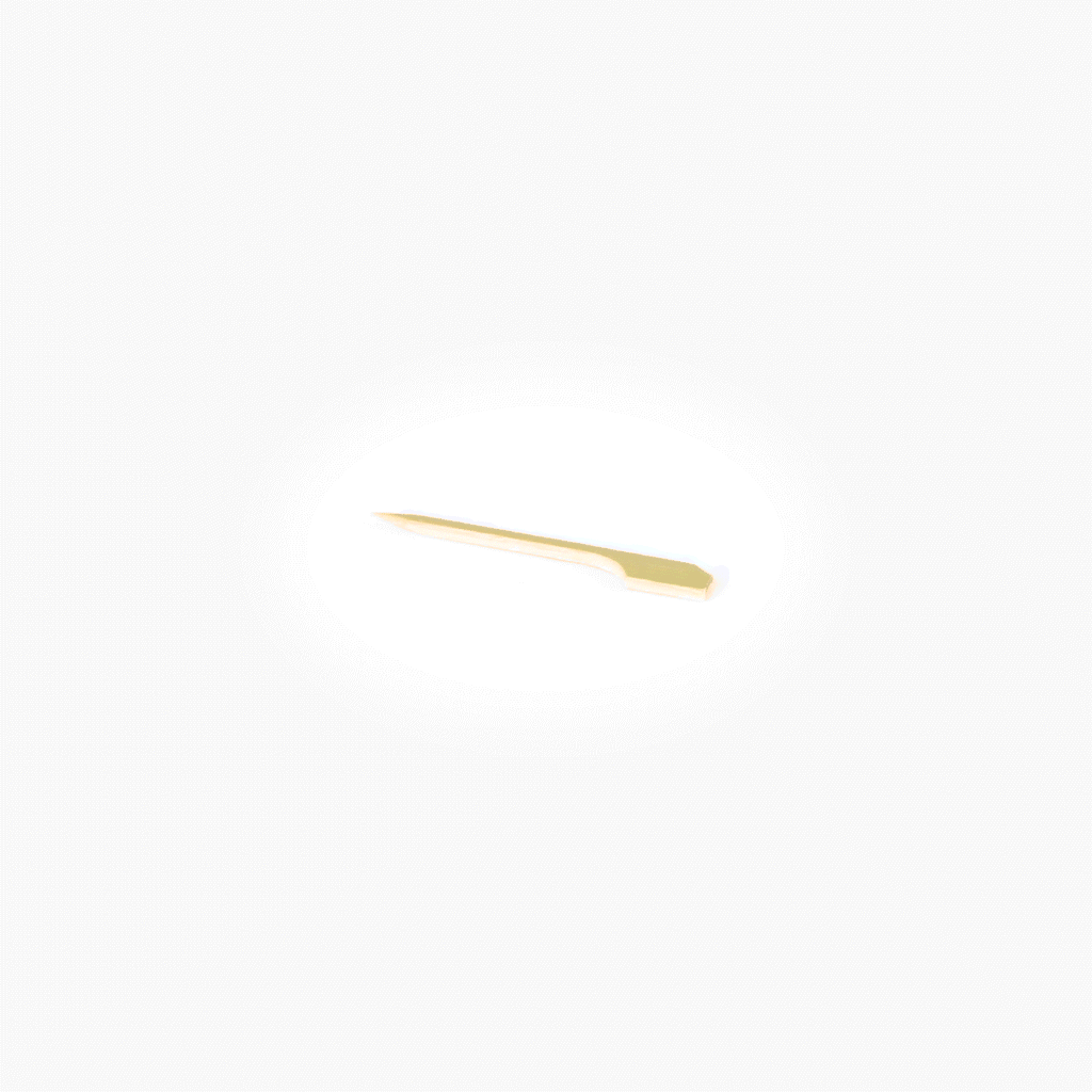 Pixy Munchkin Natural Bamboo Paddle Pick - 2 1/2" - 1000 count box