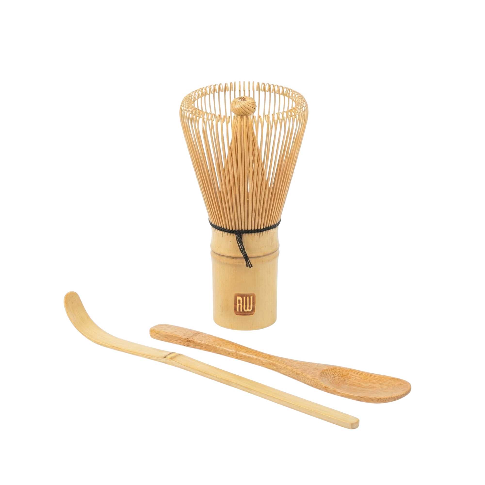 Dojo Natural Bamboo Matcha Tea Set - 3-Piece - 2 3/4" x 2 1/2" x 6 3/4" - 1 count box