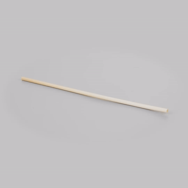 Bev Tek Natural Hay Drinking Straw - Biodegradable - 8" - 1000 count box
