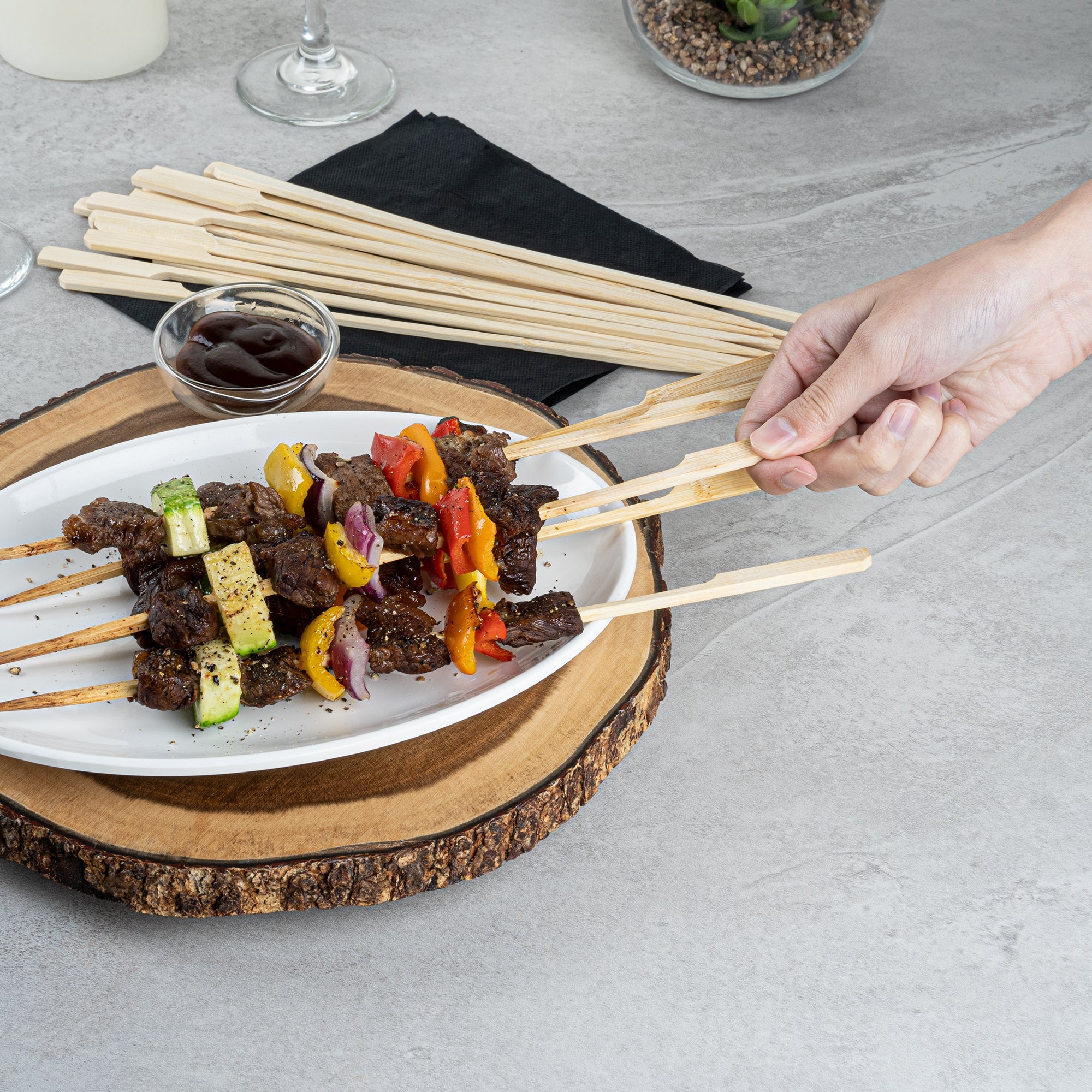 Pixy Natural Shaved Bamboo Paddle Skewer - 11 1/2" - 1000 count box