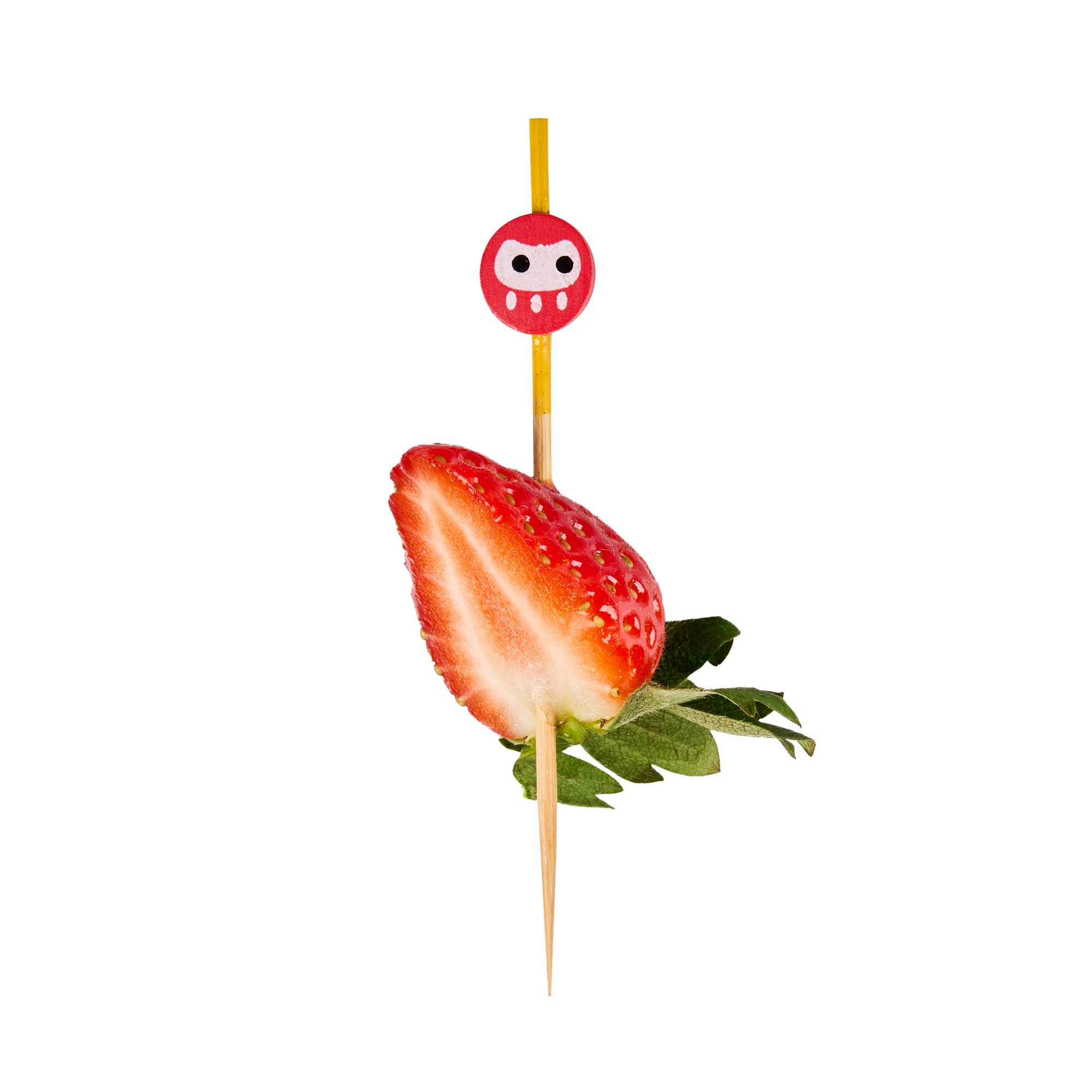 Pixy Pink Bamboo Ninja Pick - 3 1/2" - 100 count box