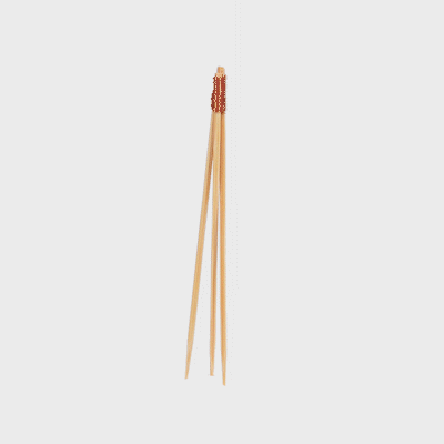 Pixy Natural Bamboo Copper Top Pick - 3 1/2" - 1000 count box