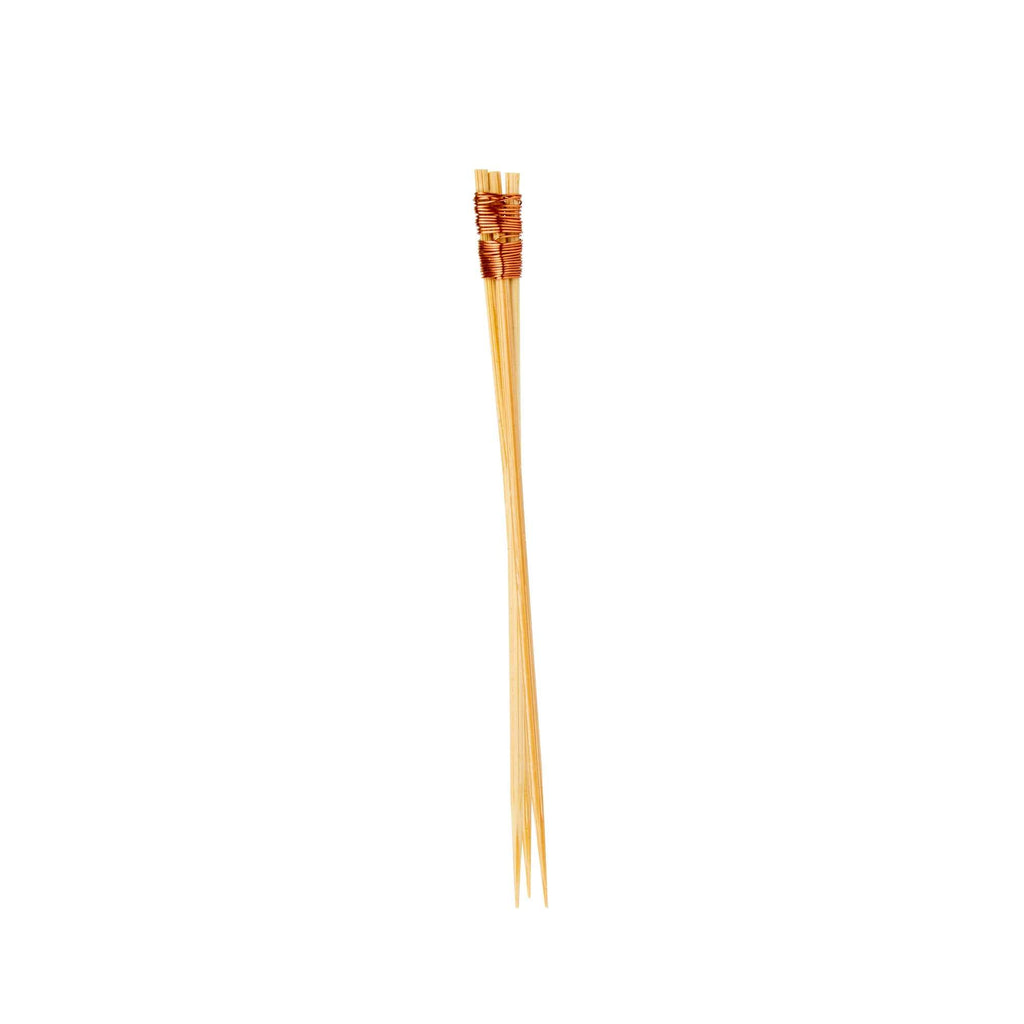 Pixy Natural Bamboo Copper Top Pick - 3 1/2" - 1000 count box