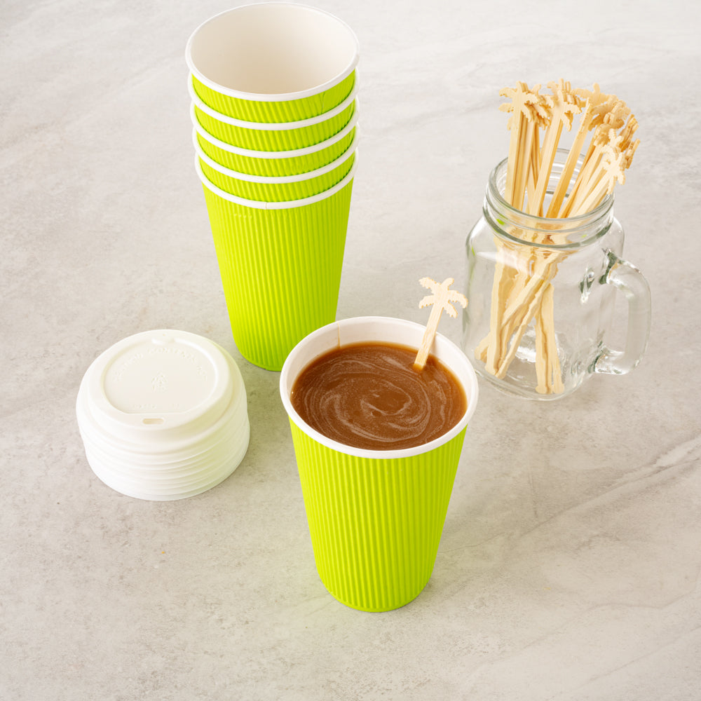 Restpresso Natural Bamboo Palm Tree Stirrer - 7" - 1000 count box