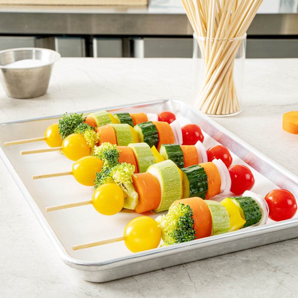 Robata Sturdy Natural Bamboo Grilling Skewer - Heavy Duty - 8" - 1000 count box