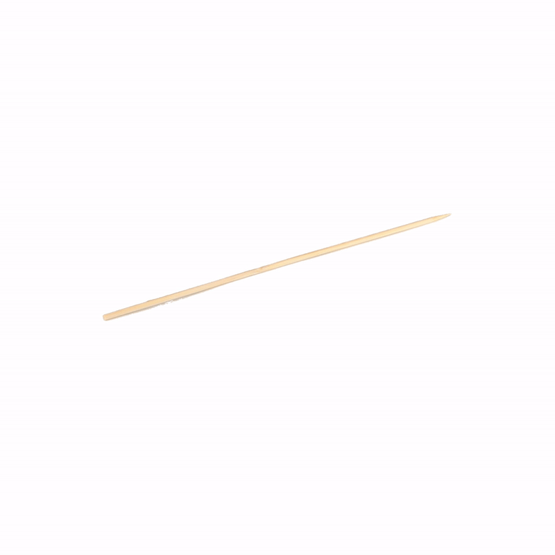 Robata Sturdy Natural Bamboo Grilling Skewer - Heavy Duty - 12" - 1000 count box