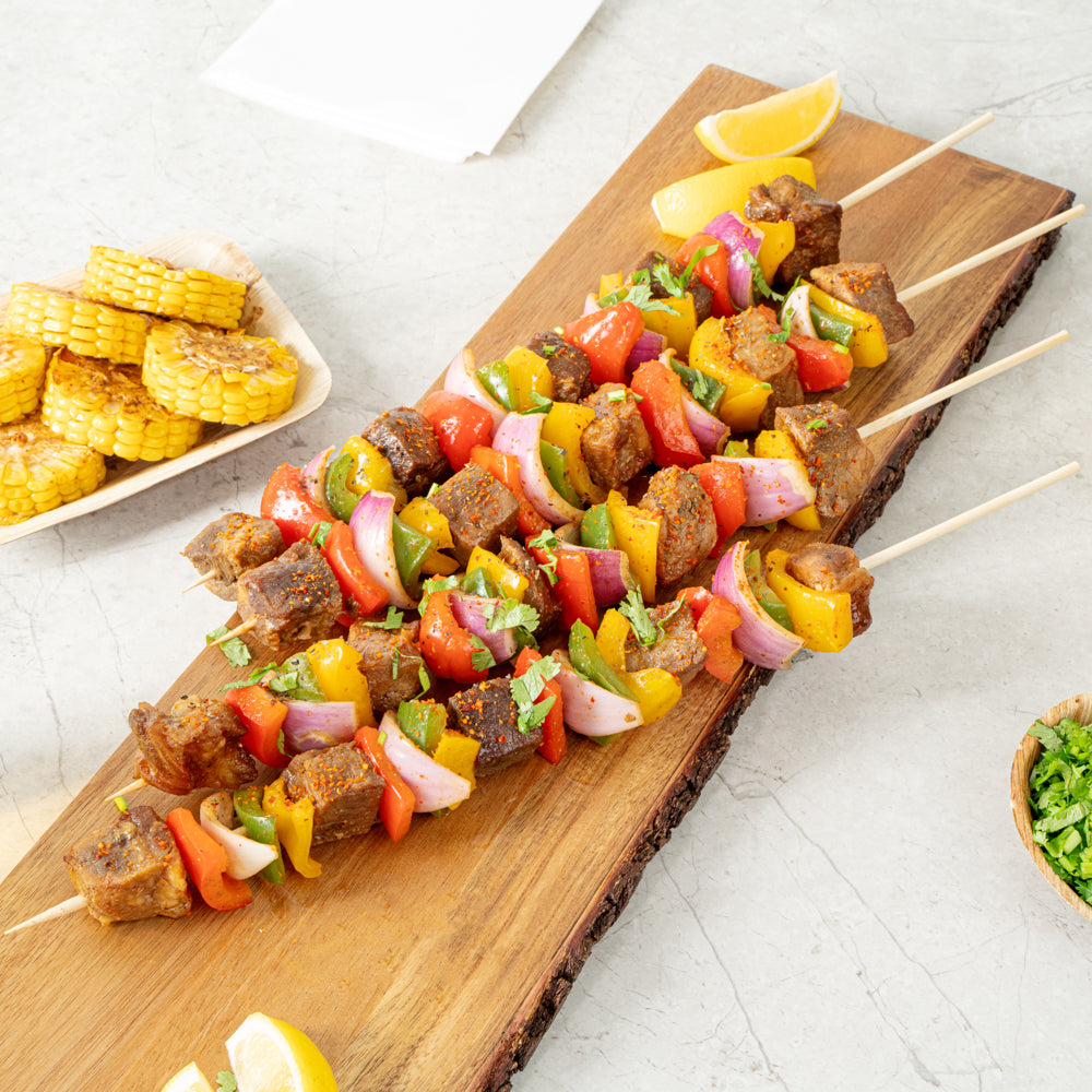 Robata Sturdy Natural Bamboo Grilling Skewer - Heavy Duty - 16" - 1000 count box