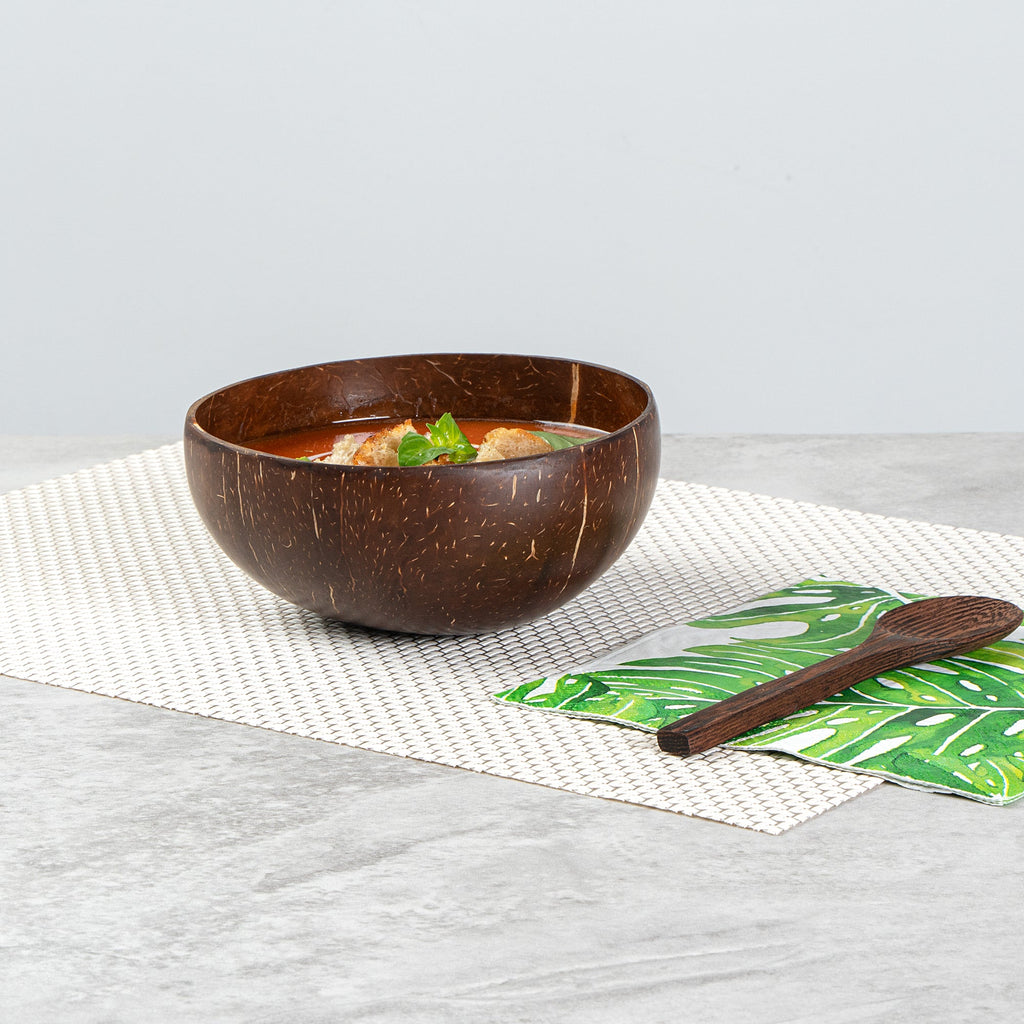 Coco Casa 16 oz Handmade Coconut Bowl - Polished - 1 count box