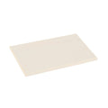 Taipei Rectangle Natural Poplar Lid - Fits 25 oz Bento Box - 100 count box