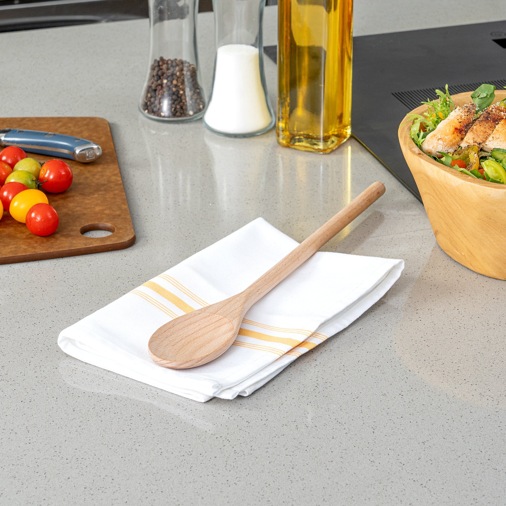 Nature Tek Beechwood Wooden Spoon - 14" - 100 count box