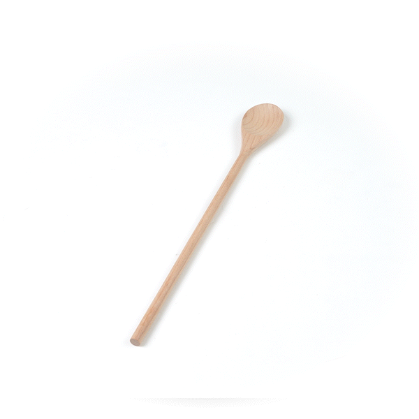 Nature Tek Beechwood Wooden Spoon - 18" - 100 count box