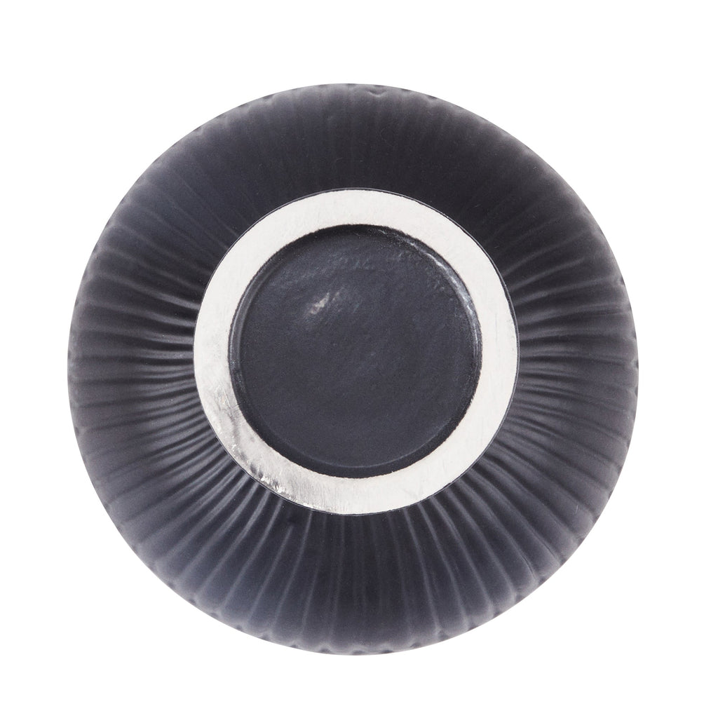 Table Art Black Ceramic Pedestal Vase - 6'' x 6'' x 4'' - 1 count box
