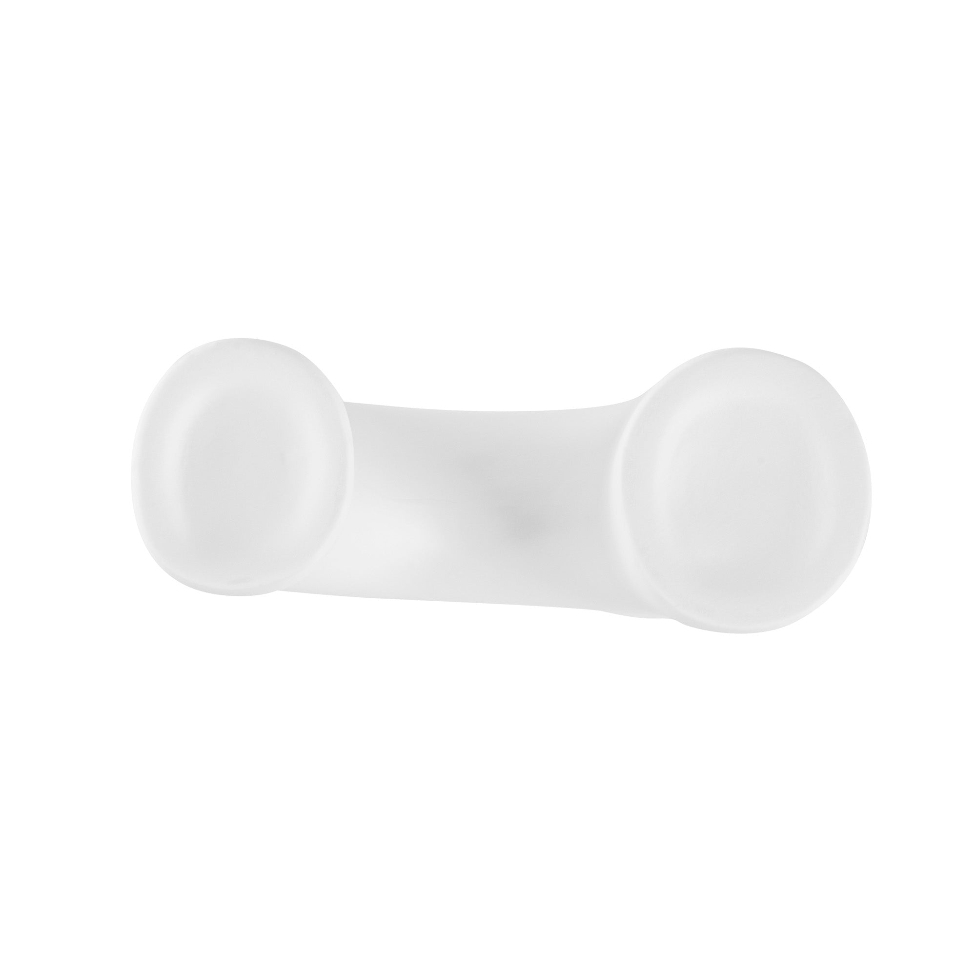 Table Art White Ceramic H-Shaped Vase - 6'' x 2 1/4'' x 9'' - 1 count box