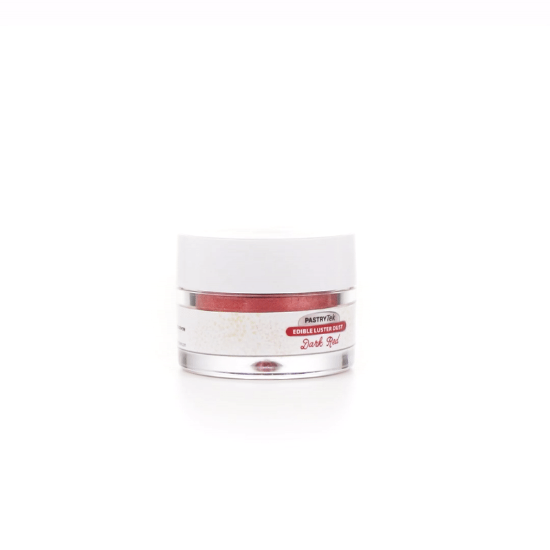 Pastry Tek 5g Dark Red Edible Luster Dust - Food Grade - 1 count box