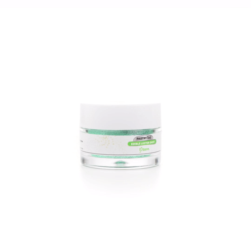 Pastry Tek 5g Green Edible Luster Dust - Food Grade - 1 count box