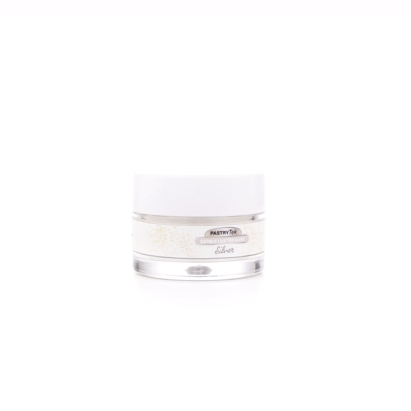 Pastry Tek 5g Silver Edible Luster Dust - Food Grade - 1 count box