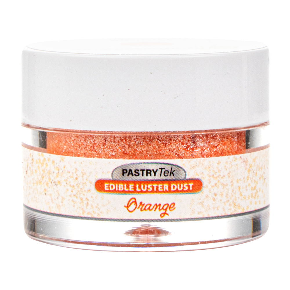 Pastry Tek 5g Orange Edible Luster Dust - Food Grade - 1 count box