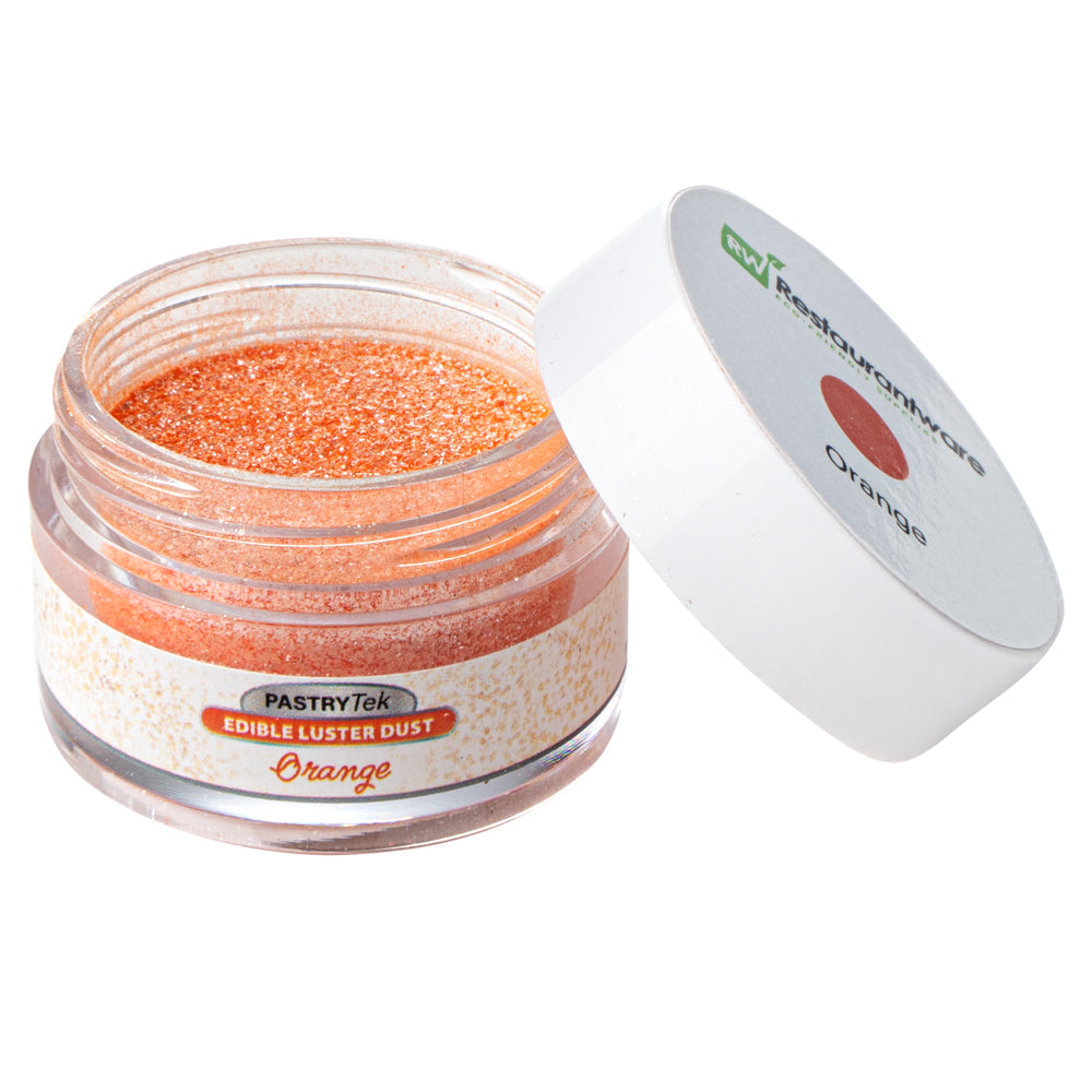 Pastry Tek 5g Orange Edible Luster Dust - Food Grade - 1 count box