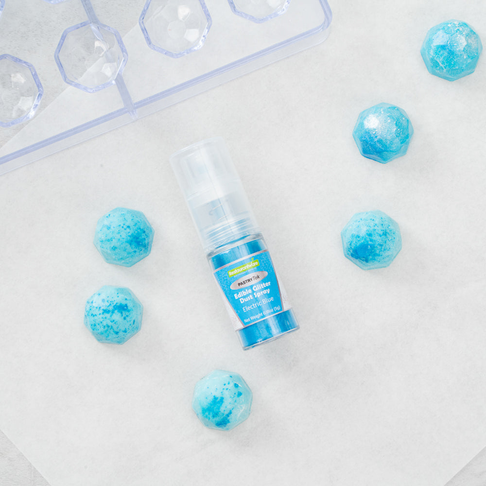 Pastry Tek 5g Electric Blue Edible Glitter Dust Spray - 1 count box