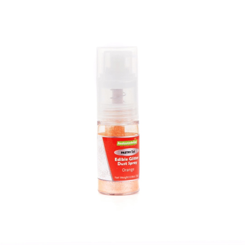 Pastry Tek 5g Orange Edible Glitter Dust Spray - 1 count box
