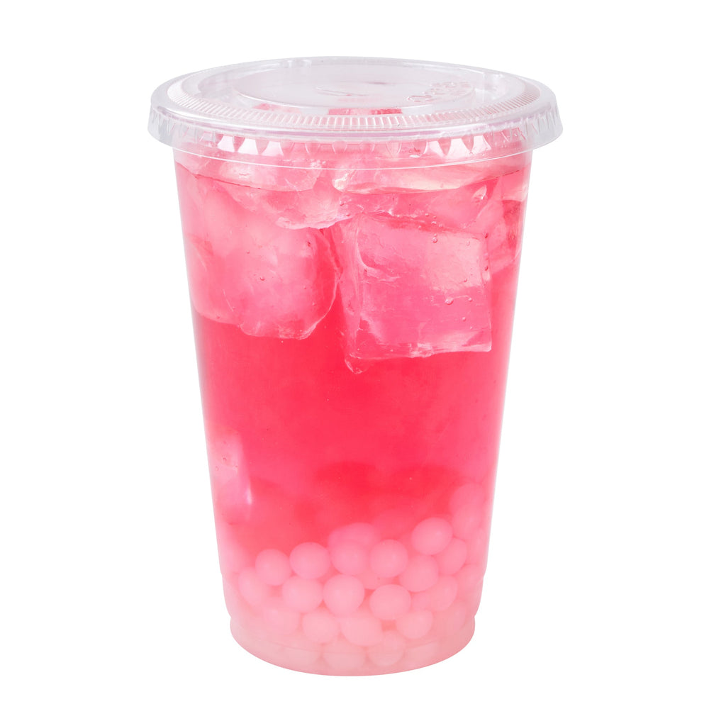 Tea Tek 7 lb Lychee Popping Boba - 4 count box