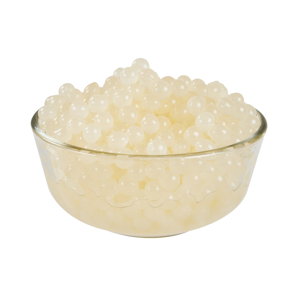 Tea Tek 7 lb Lychee Popping Boba - 4 count box