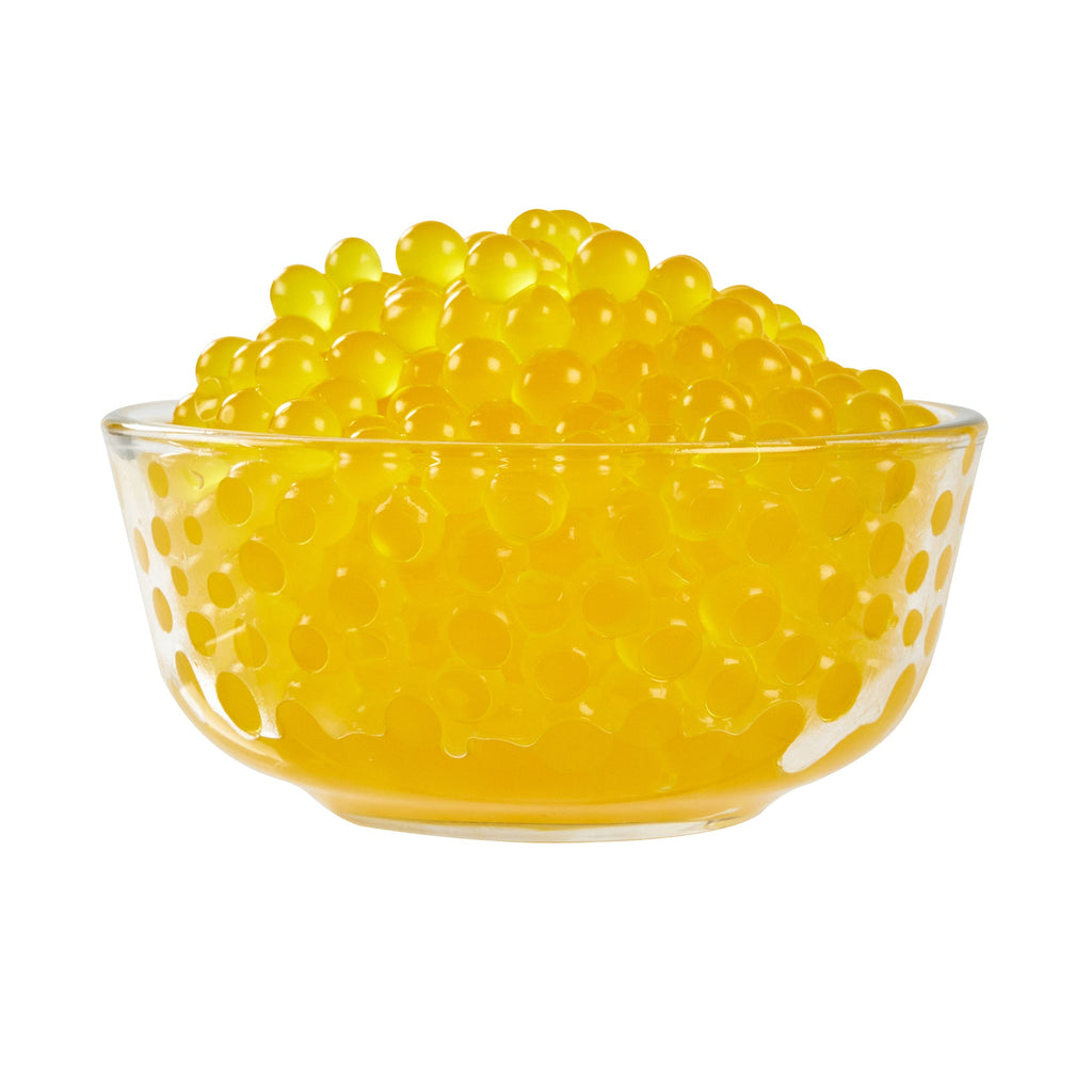 Tea Tek 7 lb Popping Boba - Orange - 1 count box