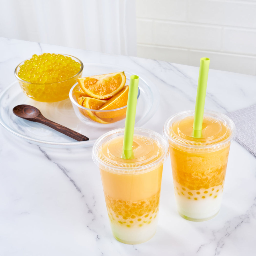 Tea Tek 7 lb Popping Boba - Orange - 1 count box