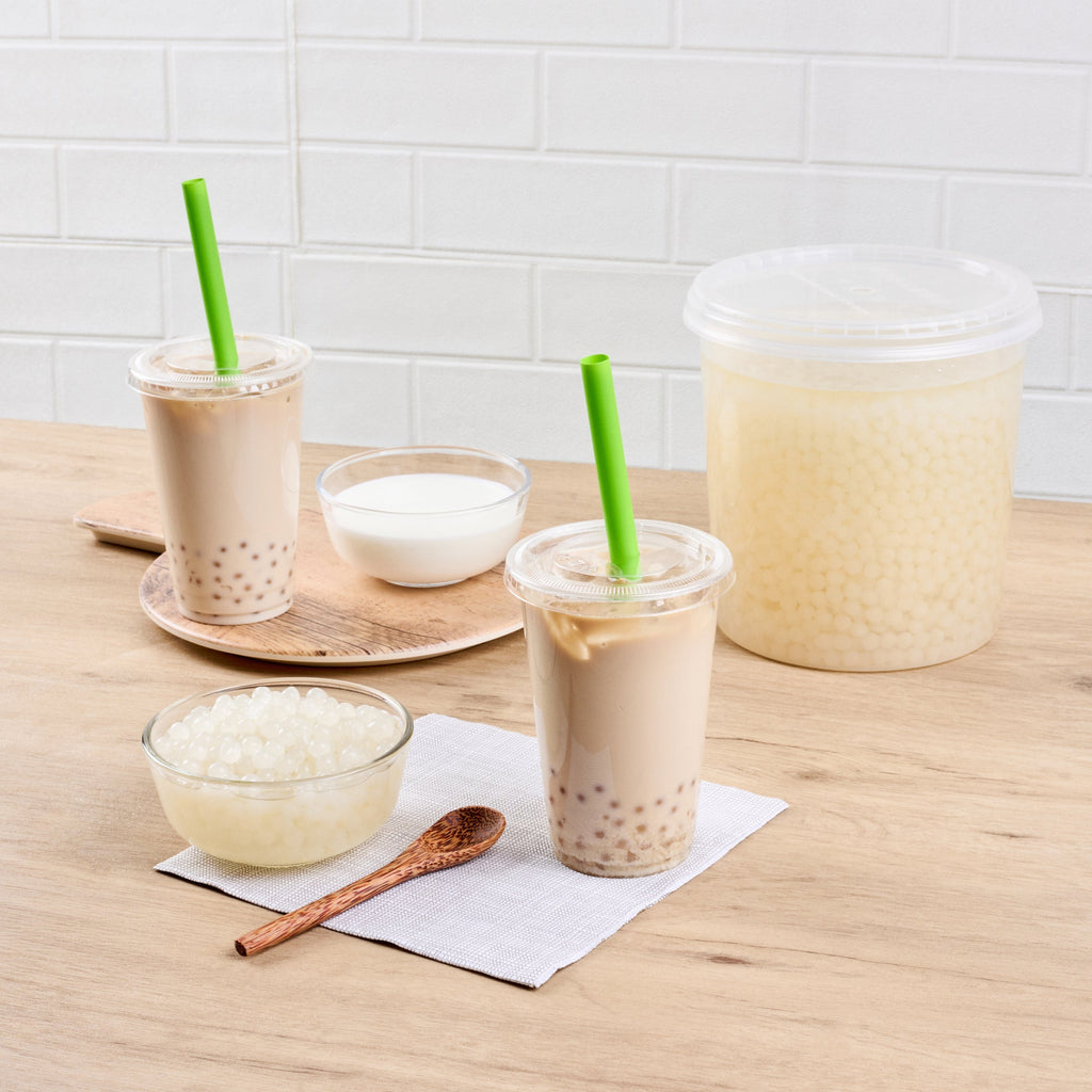 Tea Tek 7 lb Popping Boba - Yogurt - 4 count box