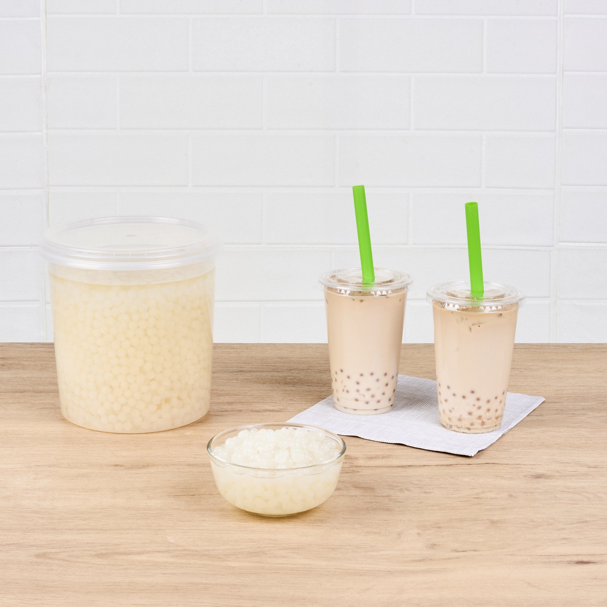 Tea Tek 7 lb Popping Boba - Yogurt - 4 count box