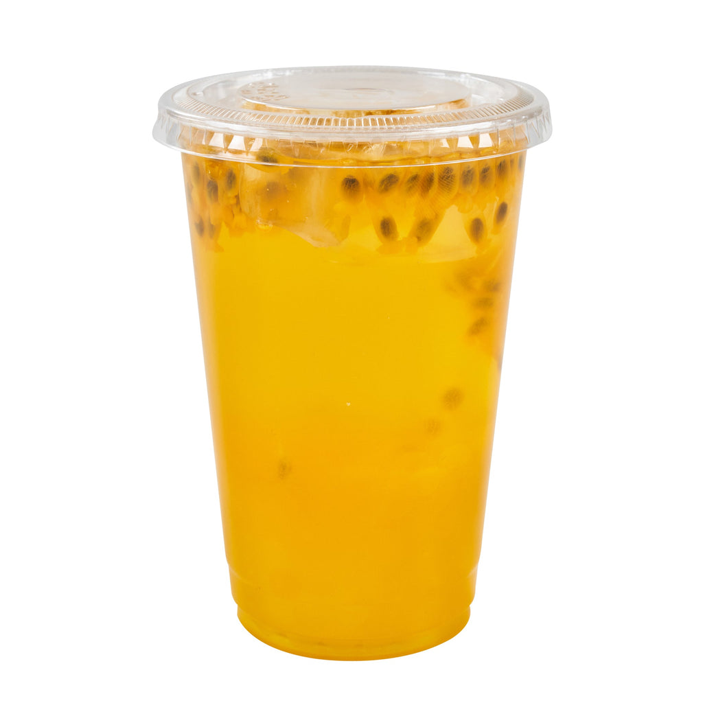 Tea Tek 7 lb Popping Boba - Passion Fruit - 4 count box
