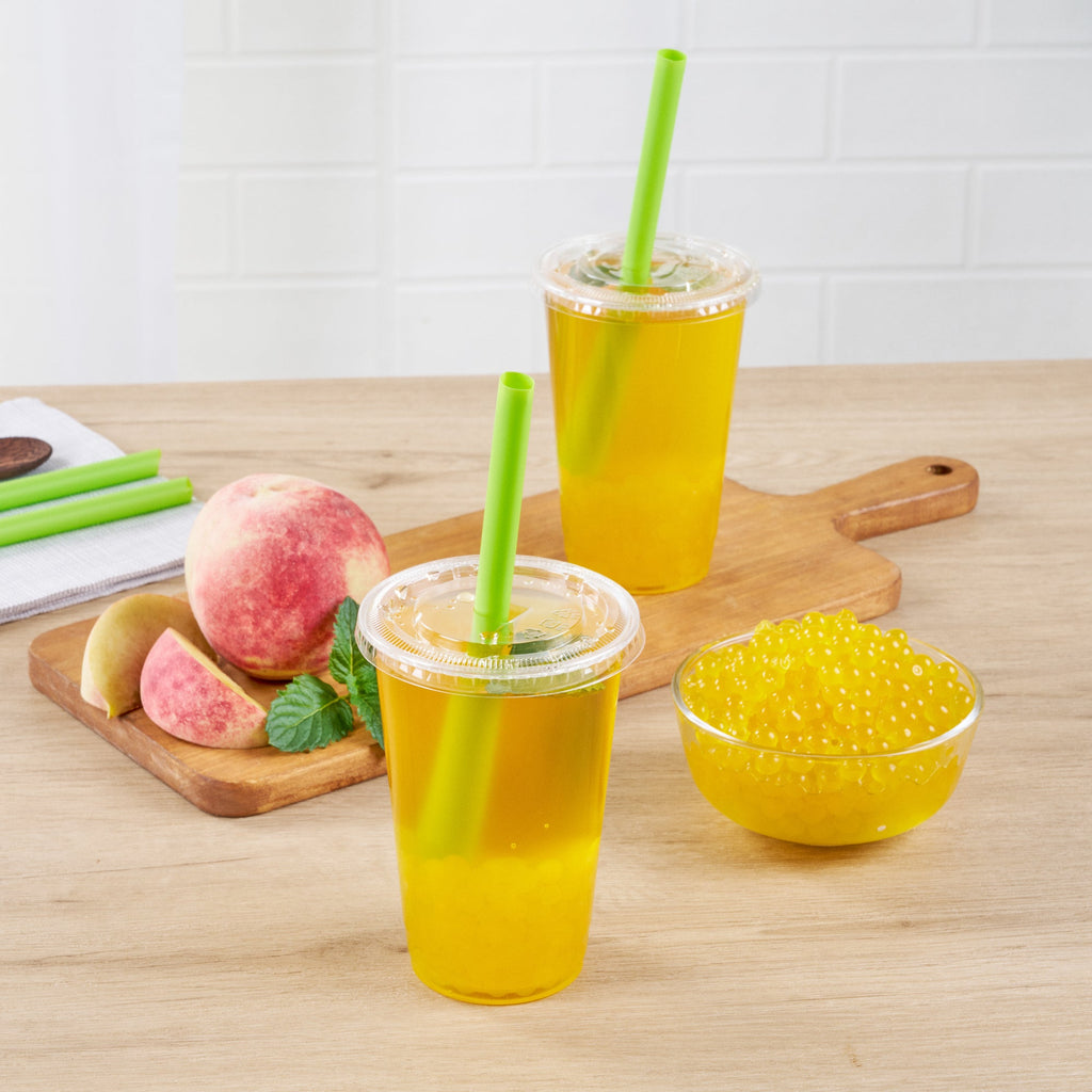 Tea Tek 7 lb Popping Boba - Peach - 1 count box