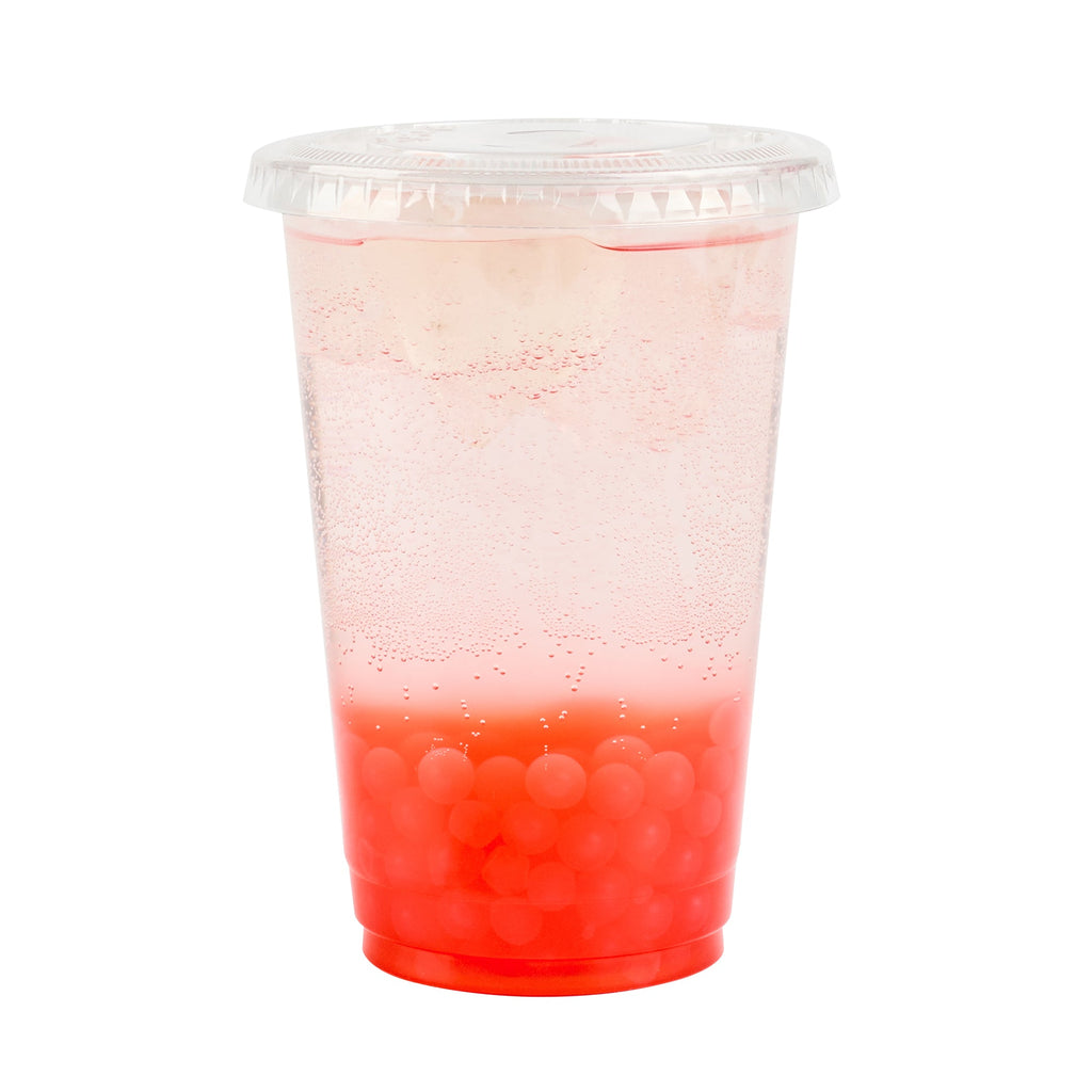 Tea Tek 7 lb Popping Boba - Pomegranate - 1 count box