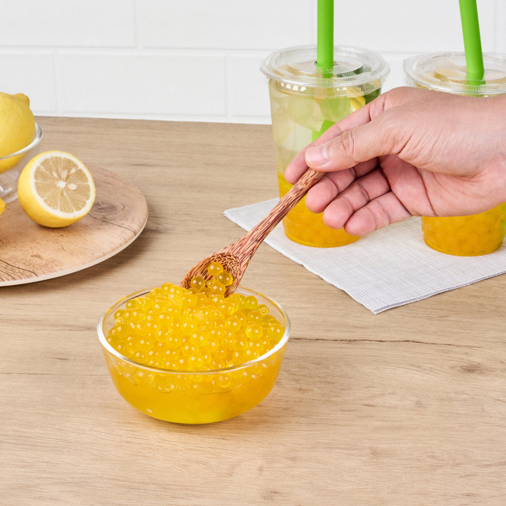Tea Tek 7 lb Lemon Popping Boba - 1 count box