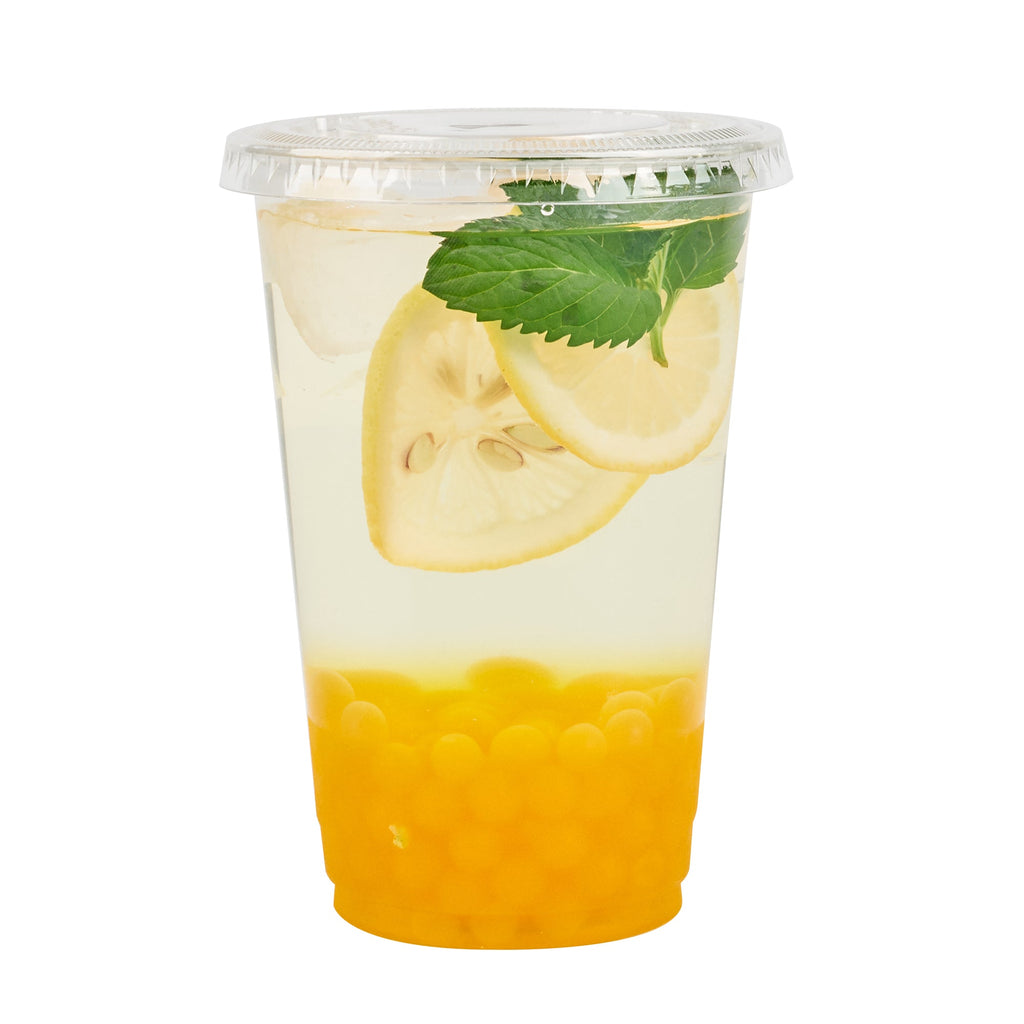Tea Tek 7 lb Lemon Popping Boba - 4 count box