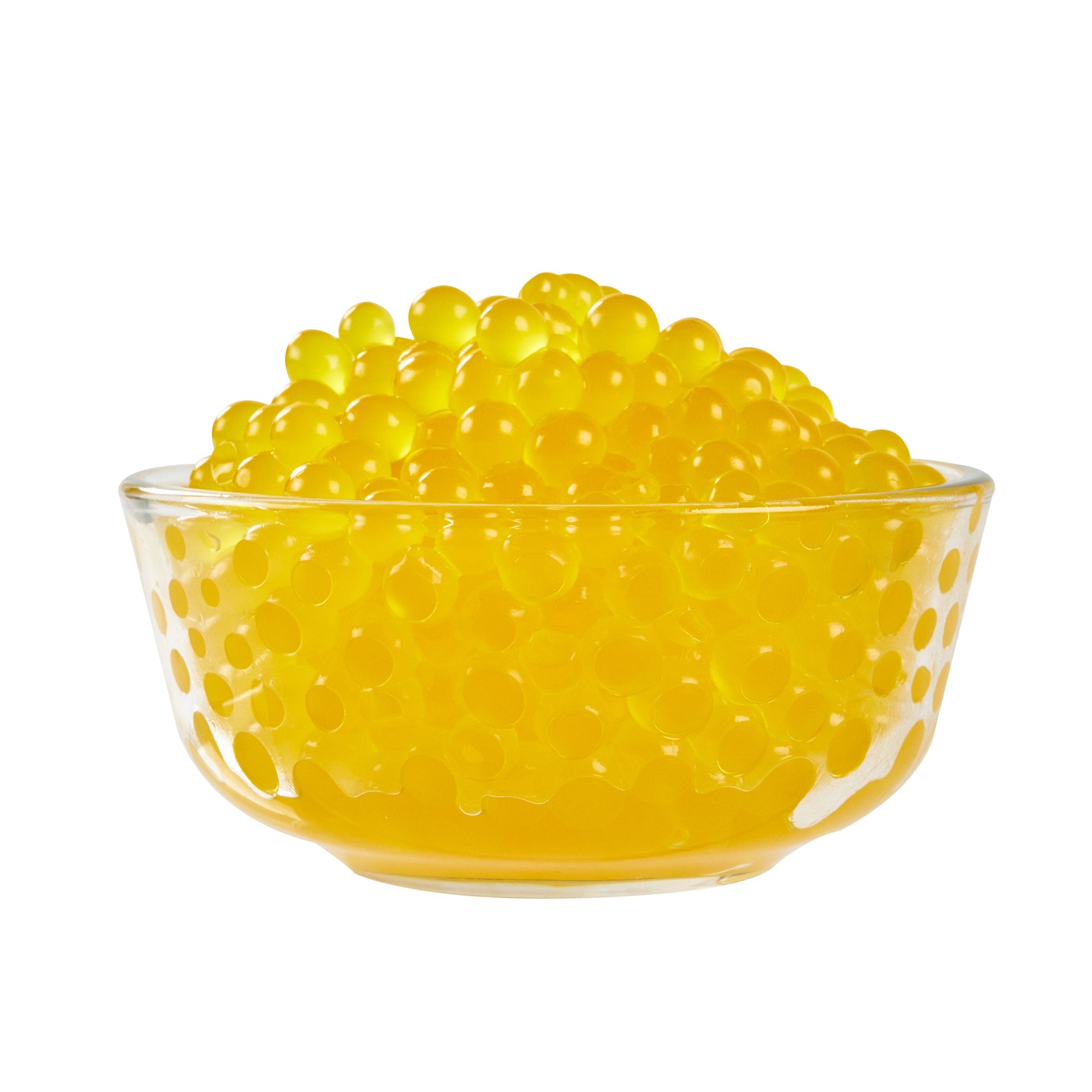 Tea Tek 7 lb Lemon Popping Boba - 4 count box