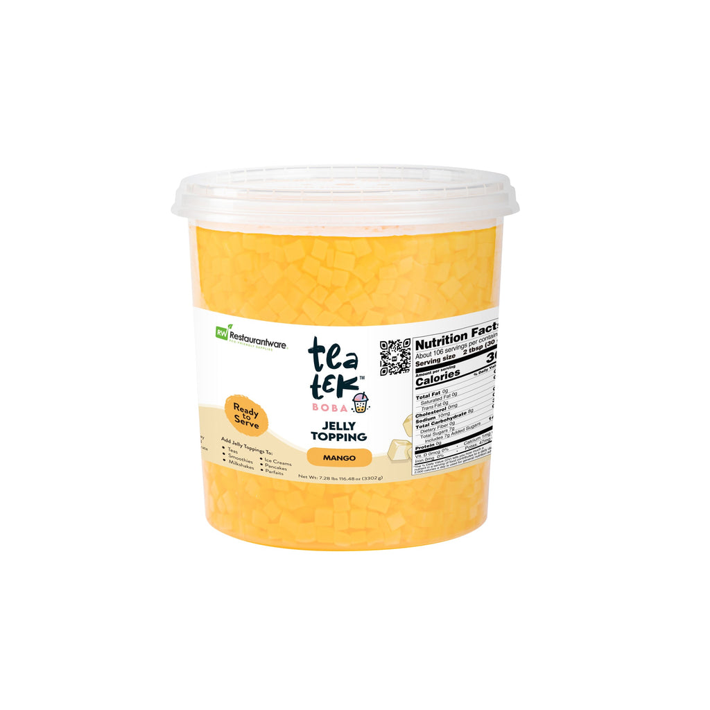 Tea Tek 7.28 lb Jelly Topping - Mango - 4 count box