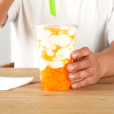 Tea Tek 7.28 lb Jelly Topping - Mango - 4 count box