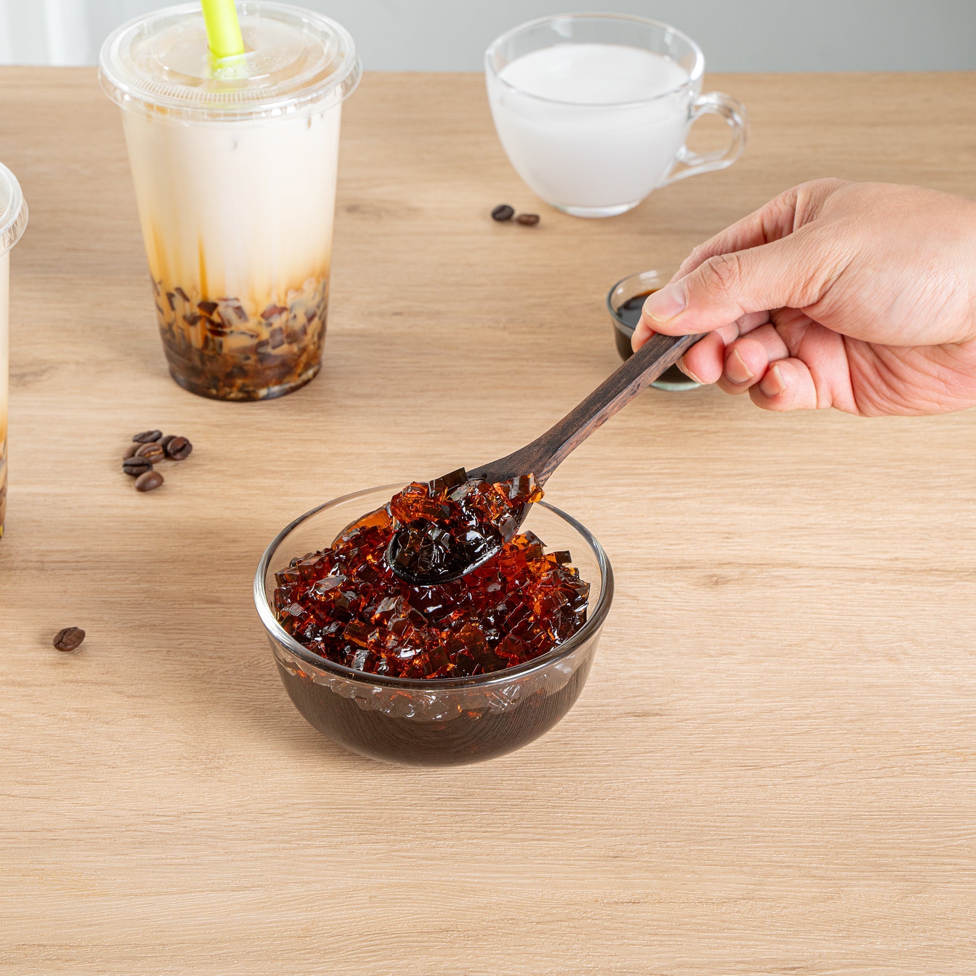 Tea Tek 7.28 lb Jelly Topping - Coffee - 4 count box